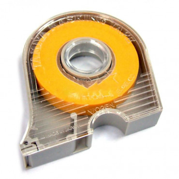 FITA ADESIVA PARA MÁSCARA DE PINTURA MASKING TAPE 18MM COM DISPENSER TAMIYA TAM 87032